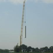 2020-04-23 Eoliennes - Montage du mât