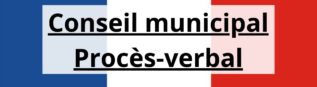 Procès-verbal du Conseil municipal du 7 septembre 2026